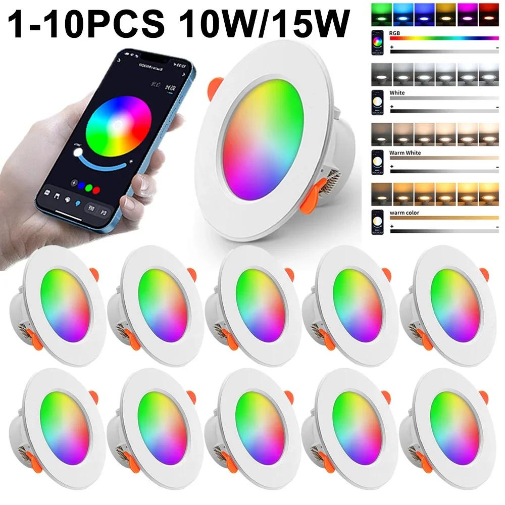    ٿƮ ƮƮ RGB LED ,  ȣȯ ,   GB + CW + WW Ʈ , 10/15W, 1-10 